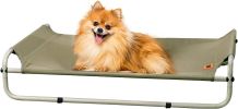 MewooFun Portable Raised Pet Bed Elevated Dog Cot with 2 Rod Design Cat Beds